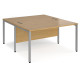 Maestro Bench Leg Back to Back 1600mm Deep Desk